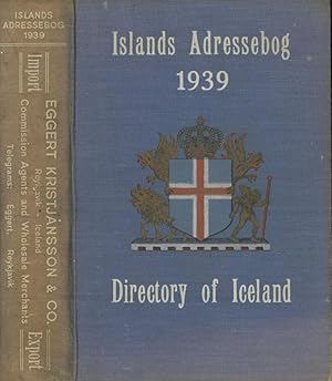 Islands Adressebog 1939 (Directory of Iceland / Handels og Industrikalender)