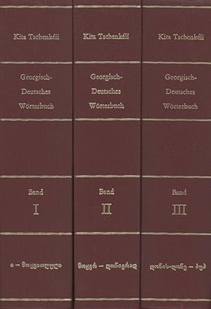 Georgisch-Deutsches Worterbuch, Band I-III (3 volumes, complete)