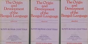 The Origin and Development of the Bengali Language; 3 vols.--Part I: Introduction, Phonology; Par...