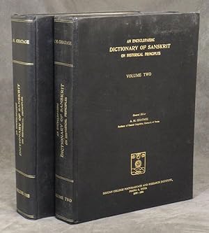 An Encyclopaedic Dictionary of Sanskrit on Historical Principles, 2 vols