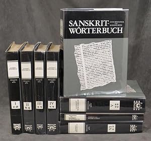 Sanskrit - Worterbuch 8 vols.--Vols. I - Vol. VII & Nachtrage zum Sansrkit-Worterbuch