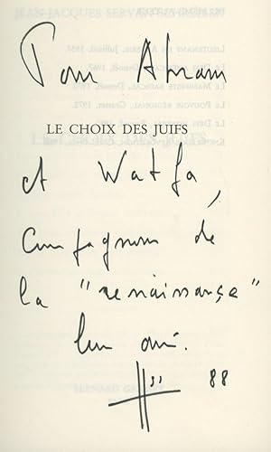 Le Choix des Juifs