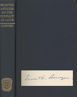 Selected Articles on the Conflict of Laws -- 1/750 signed by the author