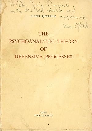 The Psychoanalytic Theory of Defensive Processes, A Critical Survey; Studia Psychologica et Paeda...