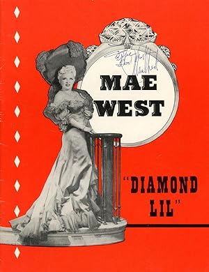 Mae West, "Diamond Lil"; a souvenir program--SIGNED