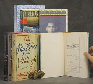 Group of 6 books by Michael Chabon inscribed to his early mentor and employer: The Mysteries of P...