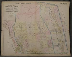 Plat Map of the Northern Vicinity of Pittsburgh: Including the Boro of Spring Garden and Parts of...