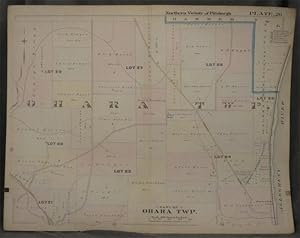 Plat Map of the Northern Vicinity of Pittsburgh, Including Part of O'Hara Township