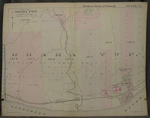 Plat Map of the Northern Vicinity of Pittsburgh, Including Part of O'Hara Township