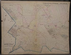 Plat Map of the Northern Vicinity of Pittsburgh, Including Part of Ross Township