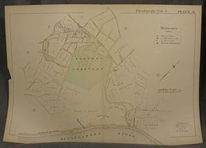 Plat Map of Pittsburgh, Including Parts of Hazelwood and Glen Hazel