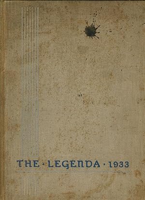 The Legenda for 1933, Annual of the Seniors of Wellesley College, Wellesley, Massachusetts