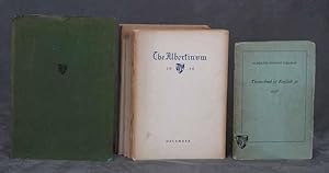 Lot of 12 Albertus Magnus College literary journals and a yearbook, dating between 1936-1939, wit...