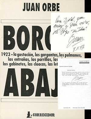 Borges Abajo; Entreguerrra, Escritura y Cuerpo Boca-Ano