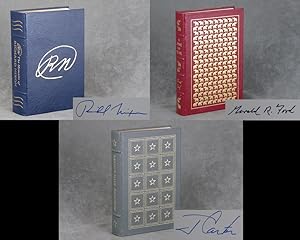 62 volumes from the Easton Press' Library of the American Presidents, including 3 books signed by...