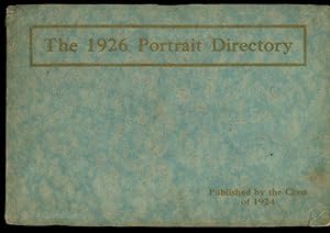 The Freshman Portrait Directory of the Class of 1926, Edited by the Class of 1924, Wellesley Coll...