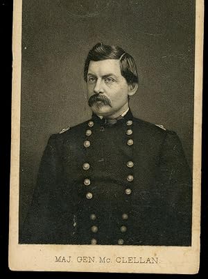 Trade Card Featuring Major General George B. McClellan