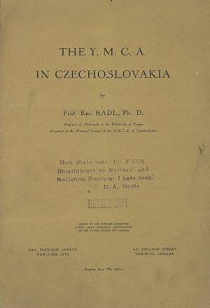 3 Slovak-Related Items: The Y. M. C. A. in Czechoslovakia by Prof. Em. Radl; American Sokol Gymna...