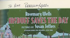 McDuff Saves the Day, Inscribed by Rosemary Wells