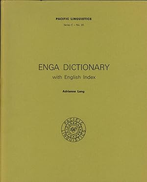 Enga Dictionary, with English Index; Pacific Linguistics Series C, No. 20