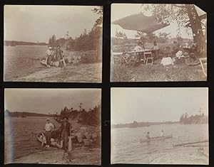 15 original photographs of the Rocky Mount Fishing Club, Pittsburg [Pittsburgh]