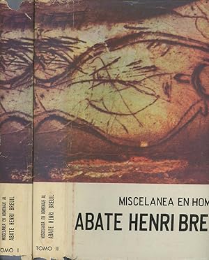 Miscelanea en Homenaje al Abate Henri Breuil (1877-1961), 3 vols.--Tomo I, Tomo II, & Addenda pam...