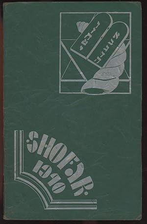 The Temple School Shofar: June, 1940 (The Rodef Shalom Temple school yearbook)