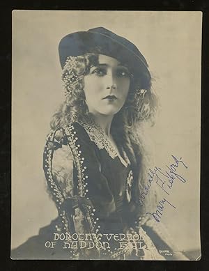 Signed Photograph of Mary Pickford in Dorothy Vernon of Haddon Hall