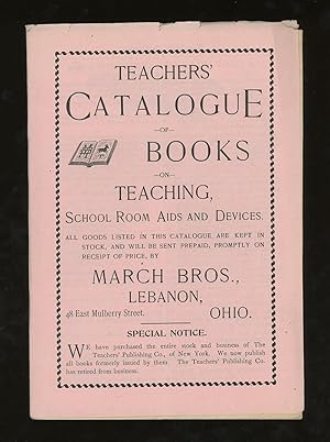 Teachers' Catalogue of Books on Teaching, School Room Aids and Devices