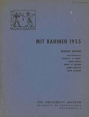 Mit Rahineh, 1955; Museum Monographs