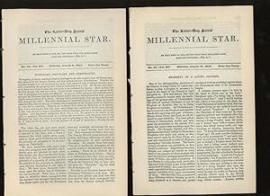 Two Issues of The Latter-Day Saints' Millennial Star, No. 32, Vol. XV, Saturday, August 6, 1853, ...