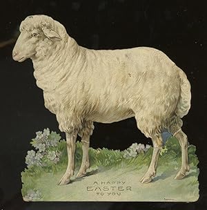 A Happy Easter to You Sheep Greeting Card
