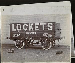 Two Advertisement Photographs of Gloucester Railway Carriage and Wagon Company Custom Painted Coa...