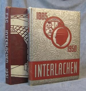 The Interlachen, yearbook of Florida Southern College, 1950 and 1951 (two volumes)