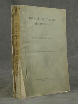 Bryn Mawr College Monographs; Reprint Series; Vol. I., No. 3 (Vol. 1, #3); Contributions from the...