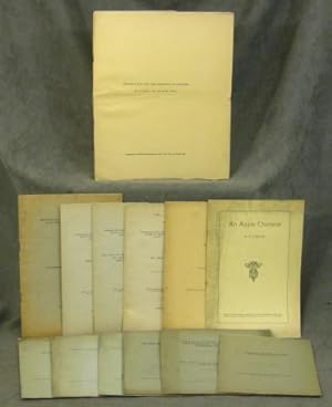 Collection of 13 Offprints and Pamphlets by W.E. Castle (William E. Castle)