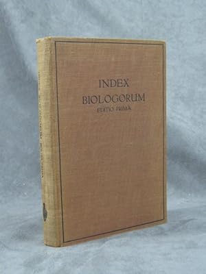 Index Biologorum: Investigatores, Laboratoria, Periodica