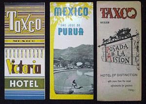 Know Puebla, with travel brochures for Taxco and San Jose de Purua, Mexico