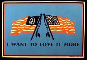 "I Want to Love it More" Blacklight Velvet Poster, 1970