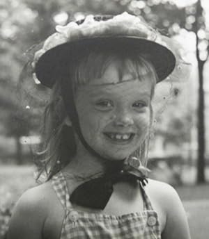 Original Photograph of a Young Girl Wearing a Hat by O. E. Romig