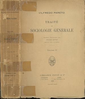 Traite de Sociologie Generale, Volume II (2)