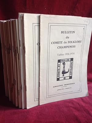 Bulletin du comité du folklore CHAMPENOIS.