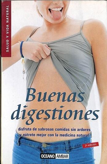 BUENAS DIGESTIONES. REMEDIOS NATURALES PARA CUALQUIER TRASTORNO DIGESTIVO - MARTÍN RUEDA, LUISA