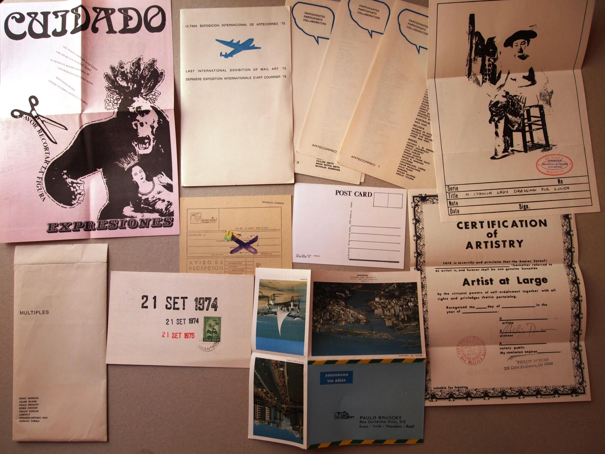 edgardo vigo abebooks jean toche flyers 1974