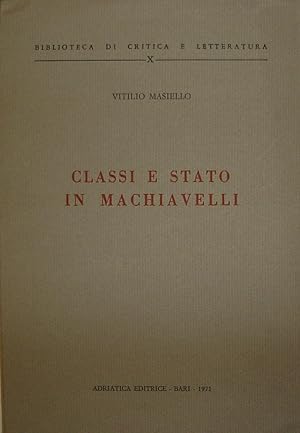 Classi e Stato in Machiavelli