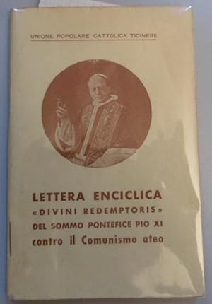 Lettera enciclica “Divini Redemptoris”