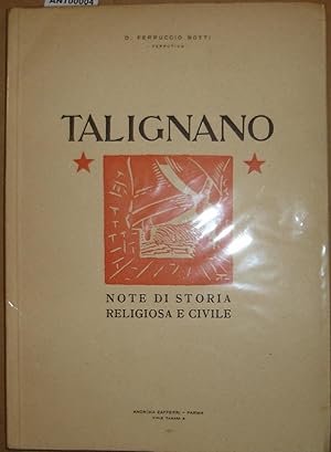 Talignano, note di storia religiosa e civile