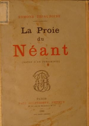 La proie du Néant