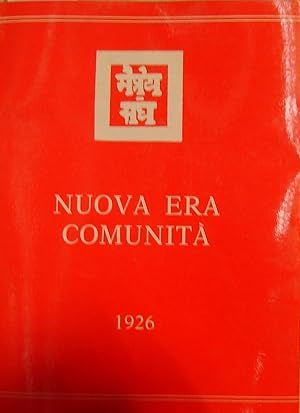 Comunità : 1926 [millenovecentoventisei]