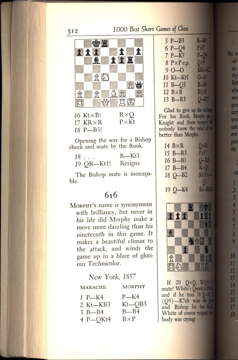 0671538012 - 1000 Best Short Games of Chess by Chernev ...